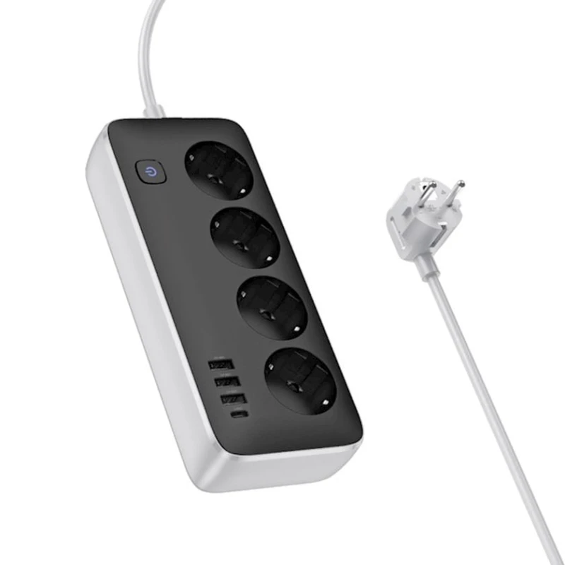 Сетевой фильтр Hoco AC21, черный Сетевой фильтр Hoco AC21, черный