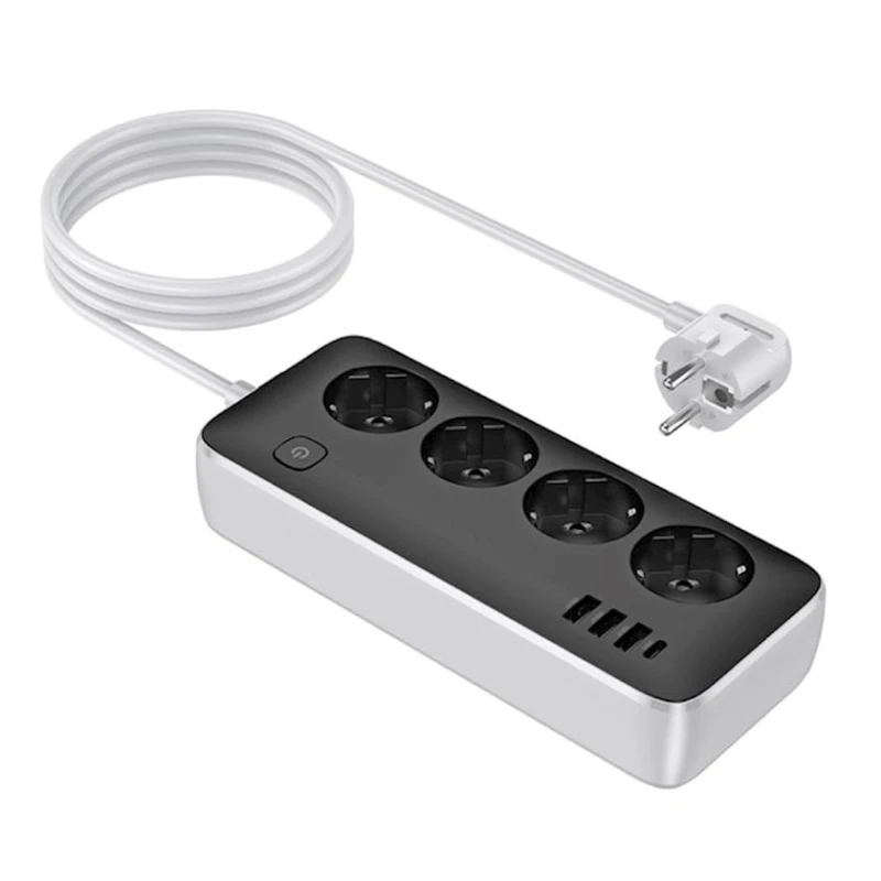 Сетевой фильтр Hoco AC21, черный Сетевой фильтр Hoco AC21, черный