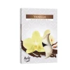 Çay şamları dəsti Bispol Vanil 6 əd, 1.6х3.9 sm, parafin, 4 saat yanma, ağ