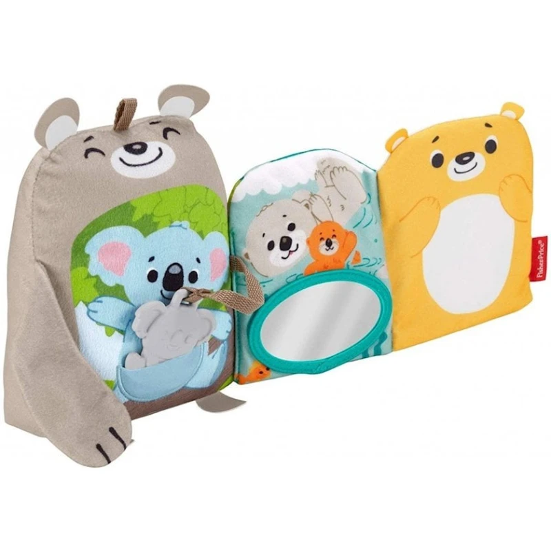 Развивающая игрушка Fisher-Price Snuggle Activity Book GJD37, текстиль, разноцветный Развивающая игрушка Fisher-Price Snuggle Activity Book GJD37, текстиль, разноцветный