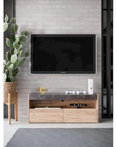 TV üçün tumba 3563_LETNEWHatZCDaA, LDSP, rəngbərəng, 45x34.3x112 sm