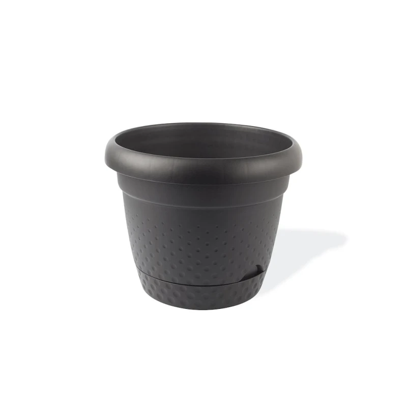 Горшок Karasu TM.33277, 4.9 л, пластик, черный Горшок Karasu TM.33277, 4.9 л, пластик, черный