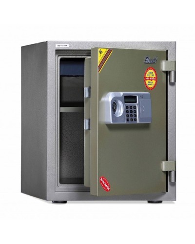 Ofis seyfi Booil Safes BST-530, elektron kodlu kilid və açar ilə, gümüşü