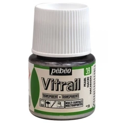 Прозрачная краска для витража Pebeo Vitrail 039 Pearl, жемчужная, 45 мл