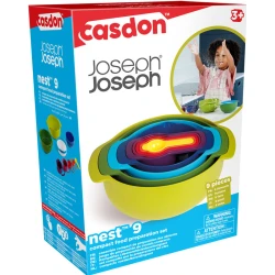 Oyuncaq qab-qacağı dəsti Casdon Joseph Joseph Nest 9, plastik, rəngbərəng, 9 parça, 3+ yaş