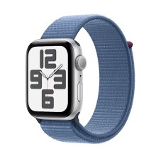 Ağıllı saat Apple Watch SE 2 2023 44mm Silver Case with Winter Blue Sport Loop (MREF3LL/A)