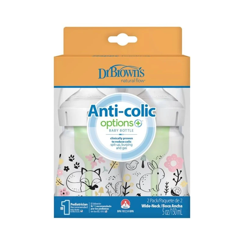 Набор бутылочек для кормления Dr.Brown's, 150 мл, разноцветный