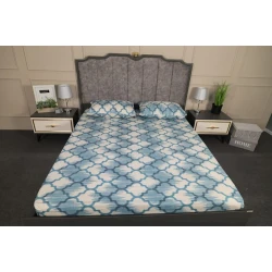 Комплект постельного белья Moon Star SHA-0000977, простыня 180x200 см, наволочка 50х70 см (2 шт), двуспальный, хлопок, разноцветный