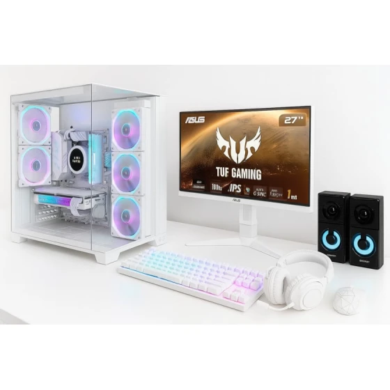 Настольный компьютер i9-14900KF 64 ГБ DDR5 6000 МГц RTX 4080 16 ГБ ASUS Z790-A WiFi 1 ТБ Gen4 NVMe 2 ТБ SSD ASUS TUF 27 180 Гц монитор полностью белый RGB игровой комплект 12 месяцев Gold гарантия Настольный компьютер i9-14900KF 64 ГБ DDR5 6000 МГц RTX 4080 16 ГБ ASUS Z790-A WiFi 1 ТБ Gen4 NVMe 2 ТБ SSD ASUS TUF 27 180 Гц монитор полностью белый RGB игровой комплект 12 месяцев Gold гарантия