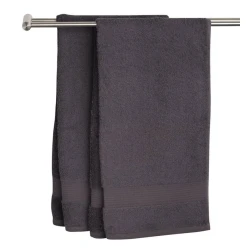 Полотенце банное JYSK Karlstad By Kronborg, 100x150 см, хлопок, серый