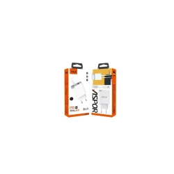 Сетевое зарядное устройство Aspor A823 with Type-C, Белый