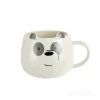 Кружка Miniso We Bare Bears Panda 390 мл, керамика, белый/черный Кружка Miniso We Bare Bears Panda 390 мл, керамика, белый/черный
