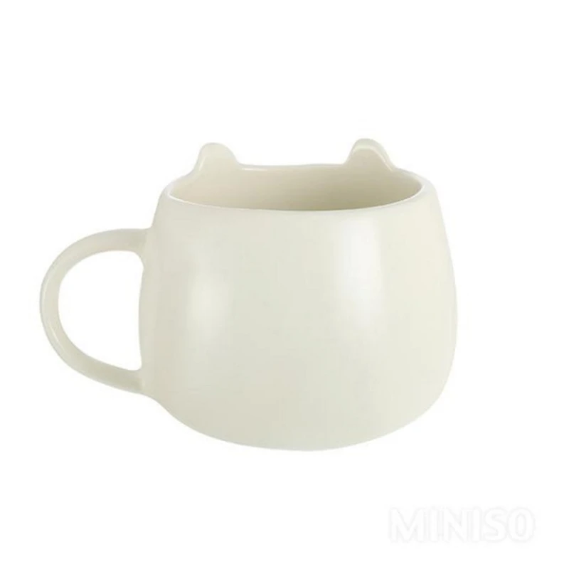 Кружка Miniso We Bare Bears Panda 390 мл, керамика, белый/черный Кружка Miniso We Bare Bears Panda 390 мл, керамика, белый/черный