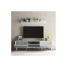Tumba Ev Plus ev_12116012, LDSP, ağ, 180x130x35 sm