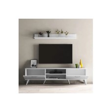 Tumba Ev Plus ev_12116012, LDSP, ağ, 180x130x35 sm