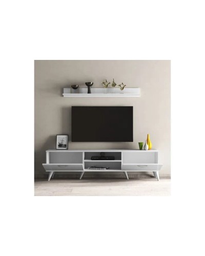 Tumba Ev Plus ev_12116012, LDSP, ağ, 180x130x35 sm