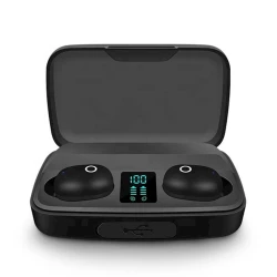 Беспроводные наушники A10s TWS 2in1 power bank Black