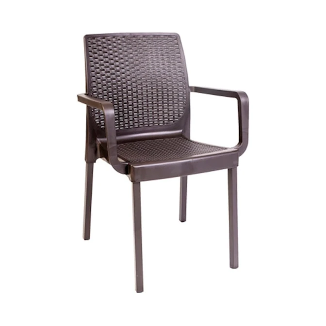 Пластиковый стул Starlux Napoli, коричневый, 54x84.5x51 см Пластиковый стул Starlux Napoli, коричневый, 54x84.5x51 см
