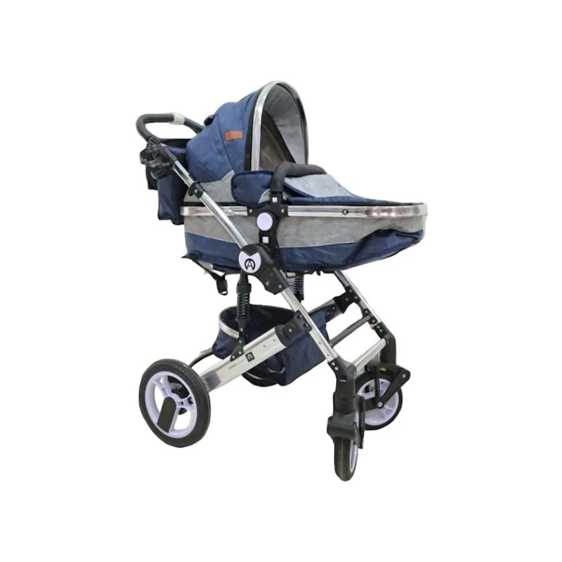 Uşaq arabası 588LY, boz/göy