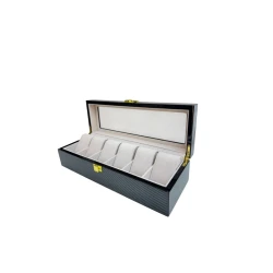 Saat üçün qutu The Groove, taxta, boz