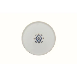 Boşqab Porland Arabesque 04ALM005997, farfor, ağ/göy, 21 sm