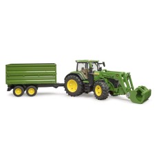 Oyun dəsti Bruder John Deere 7R 350, plastik, rəngbərəng, 42х60х20 sm, 3 yaşdan