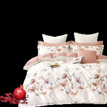 Yataq dəsti Narlı Super Narlı 000885, yorğan üzü 160x220 sm, mələfə 240x260 sm, 2 əd yastıq üzü 50x70 sm, ailəvi, satin/pambıq, rəngbərəng