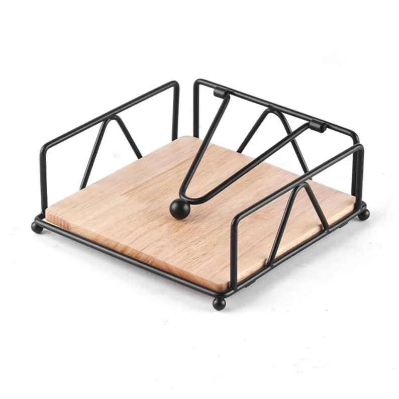 Salfet qabı Plateon0027 taxta altlıqlı