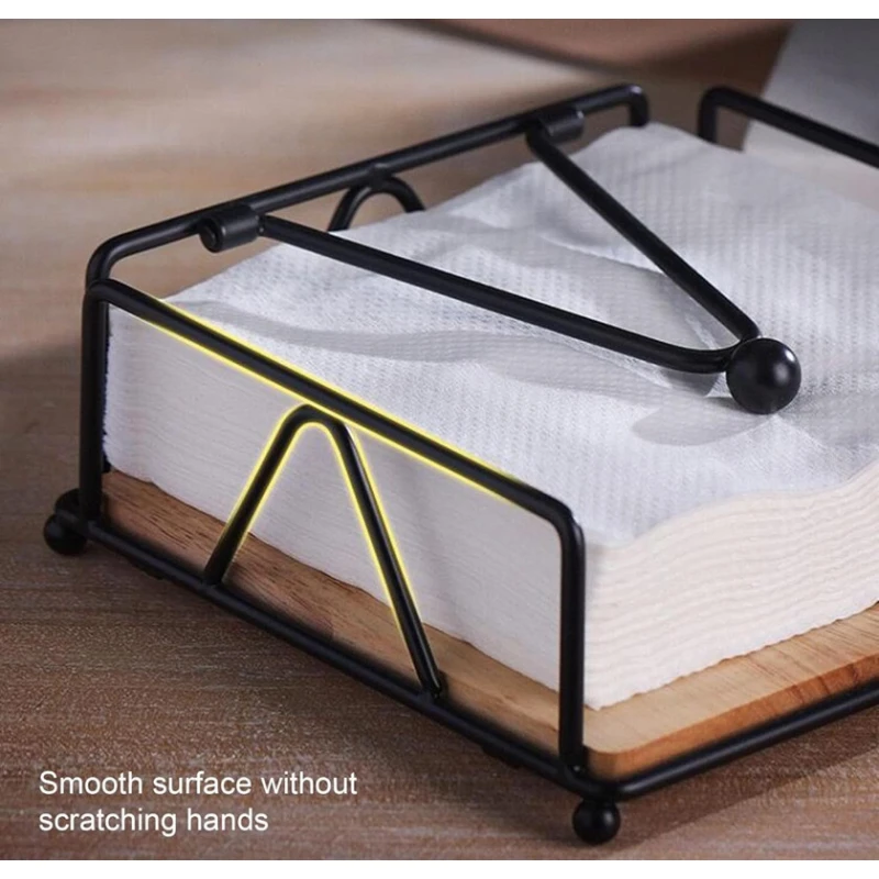 Salfet qabı Plateon0027 taxta altlıqlı