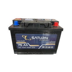 Автомобильный аккумулятор SATURN 75Ah 650A R+