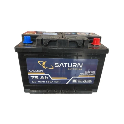 Автомобильный аккумулятор SATURN 75Ah 650A R+ Автомобильный аккумулятор SATURN 75Ah 650A R+