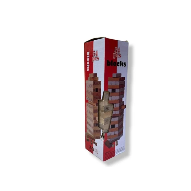 Настольная игра Jenga Blocks, 54 деталей Настольная игра Jenga Blocks, 54 деталей