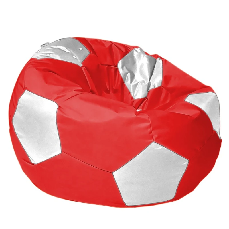 Пуфик DTOL004, красный/белый, 70x70 см Пуфик DTOL004, красный/белый, 70x70 см