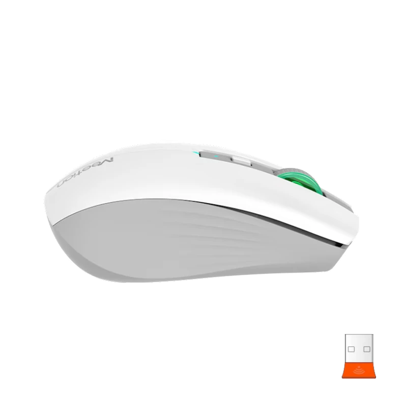 Мышь Meetion BTM002 BT+Wireless, White
