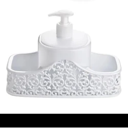 Дозатор F35-ag-093, пластик, белый, 21.5х9х10 см Дозатор F35-ag-093, пластик, белый, 21.5х9х10 см