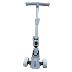 Uşaq samokatı 5237_588-1B, oturacaqlı, bluetooth-la, boz