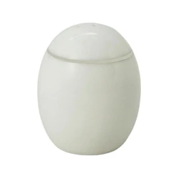 Солонка Chakra Perla Platinum, фарфор, белый