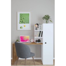 Kompüter masası Ev Plus 12116095, LDSP, 146x45x146 sm