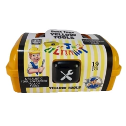 Alətlər dəsti Best Toys Yellow Tools, 3+ yaş, 19 əşya