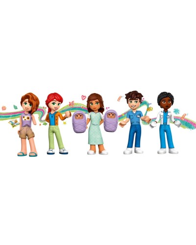 Konstruktor LEGO Heartlake City Hospital 42621, 7 yaş+, 1045 hissə - 42621