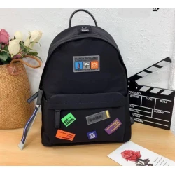 Məktəbli bel çantası FX1043, plaş, qara, 32x42 sm