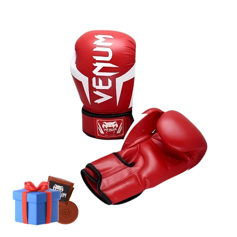 Boks üçün əlcəklər Venum Kahnsport_0035, uniseks, qırmızı, 12 oz