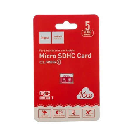 Карта памяти Hoco microSDHC 16GB