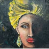 Rəsm Art by Ulviya Kakhramanova Şehrazadə, kətan, yağ, 50x50 sm