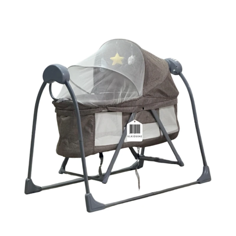 Колыбель VL-KIDS-042, электронная, 0-36 месяцев, хаки Колыбель VL-KIDS-042, электронная, 0-36 месяцев, хаки
