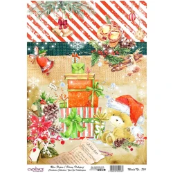 Рисовая бумага для декупажа Cadence A3,754 30x42 см Рисовая бумага для декупажа Cadence A3,754 30x42 см