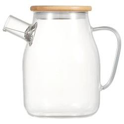 Dəmləmə çaydanı Werner Bambu 51463, 1000 ml, şüşə, şəffaf