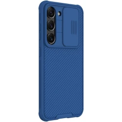 Samsung Galaxy S23 Plus üçün Nillkin CamShield Pro Case çexolu Göy