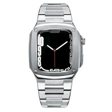 Qayış və çexol Greatcase SW623 Apple Watch 45mm üçün Silver
