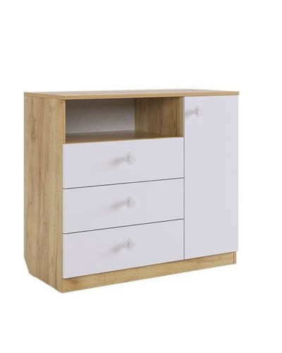 Komod 3563_M3KomForcWhzol, 90х42.5х81 sm